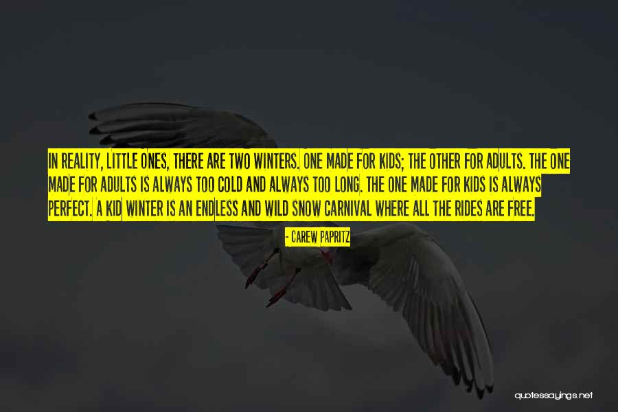 Long Cold Winter Quotes By Carew Papritz Long Cold Winter Quotes By Carew Papritz