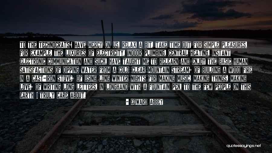Long Cold Winter Quotes By Edward Abbey Long Cold Winter Quotes By Edward Abbey