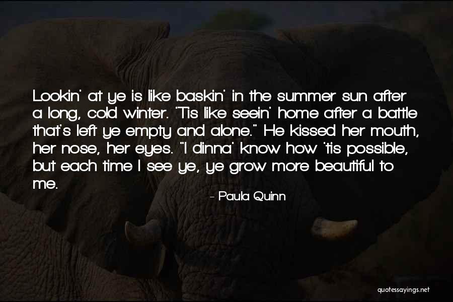 Long Cold Winter Quotes By Paula Quinn