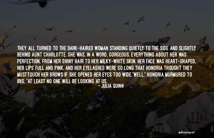 Long Dark Hair Quotes By Julia Quinn