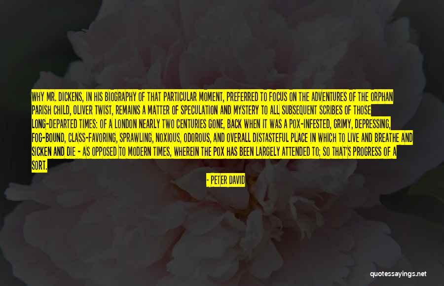 Long Depressing Quotes By Peter David