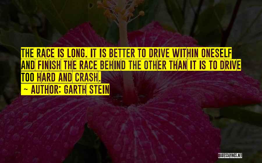 Long Drive With Him Quotes By Garth Stein