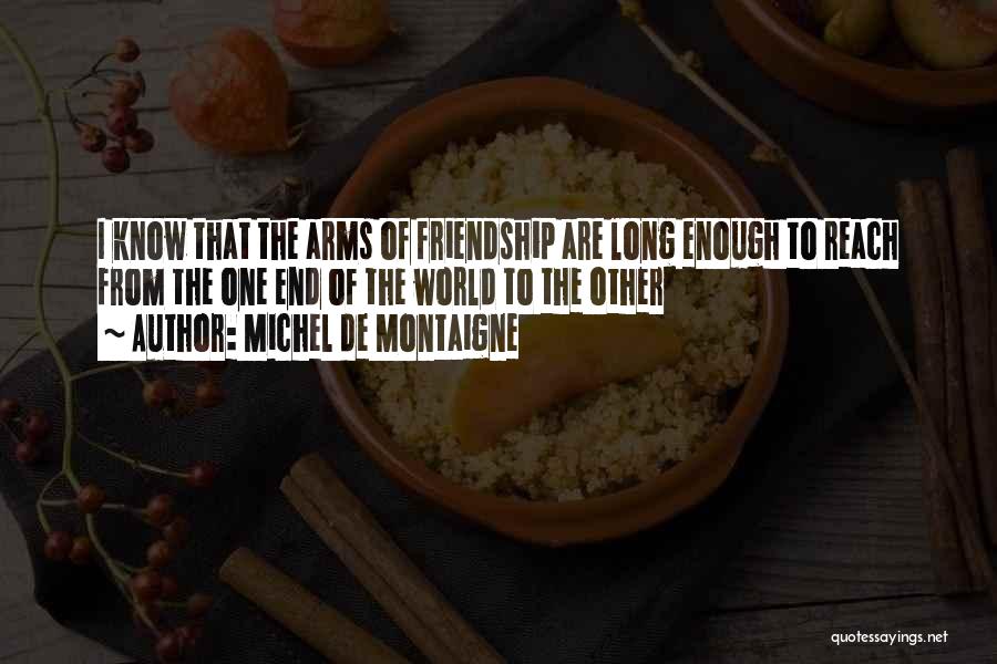 Long Friendships Quotes By Michel De Montaigne