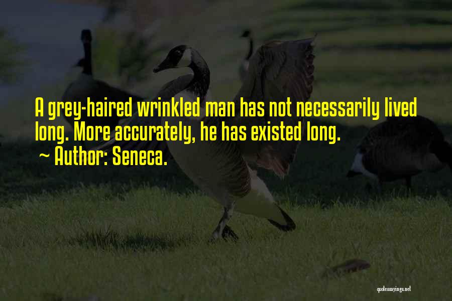 Long Haired Man Quotes By Seneca.