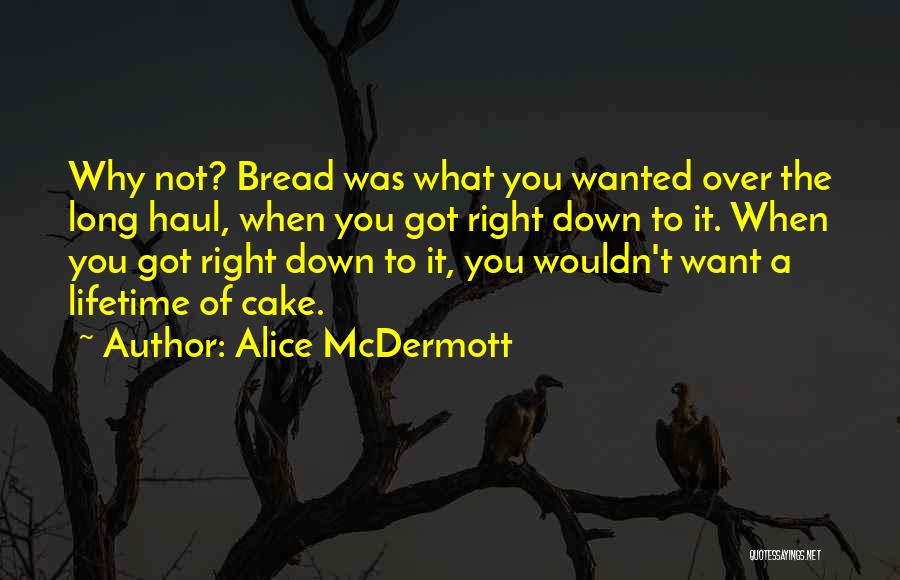 Long Haul Quotes By Alice McDermott