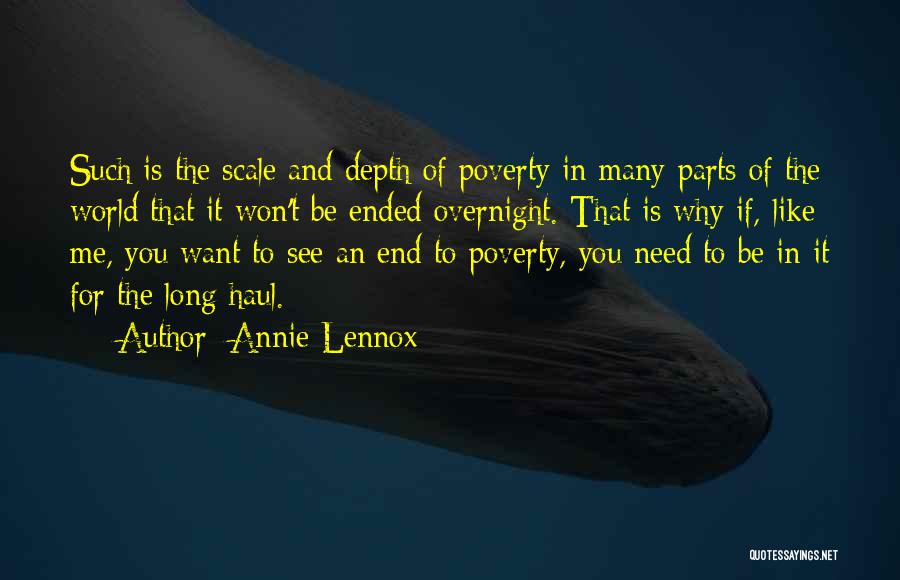 Long Haul Quotes By Annie Lennox