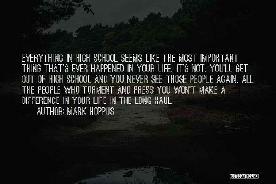 Long Haul Quotes By Mark Hoppus