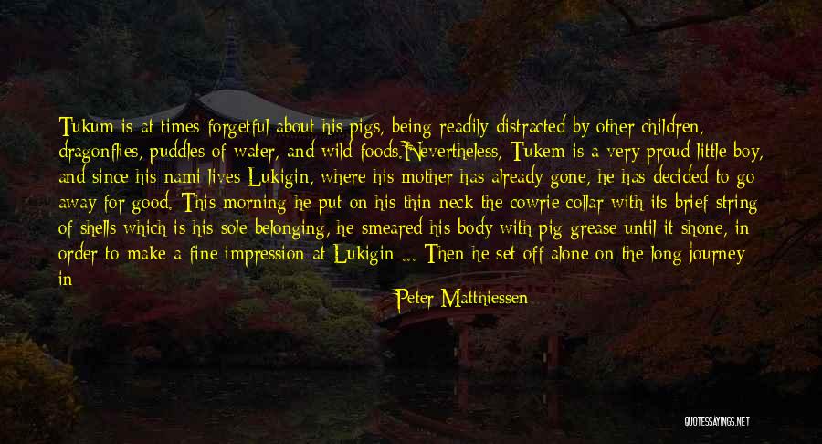 Long Journey With Friends Quotes By Peter Matthiessen Long Journey With Friends Quotes By Peter Matthiessen