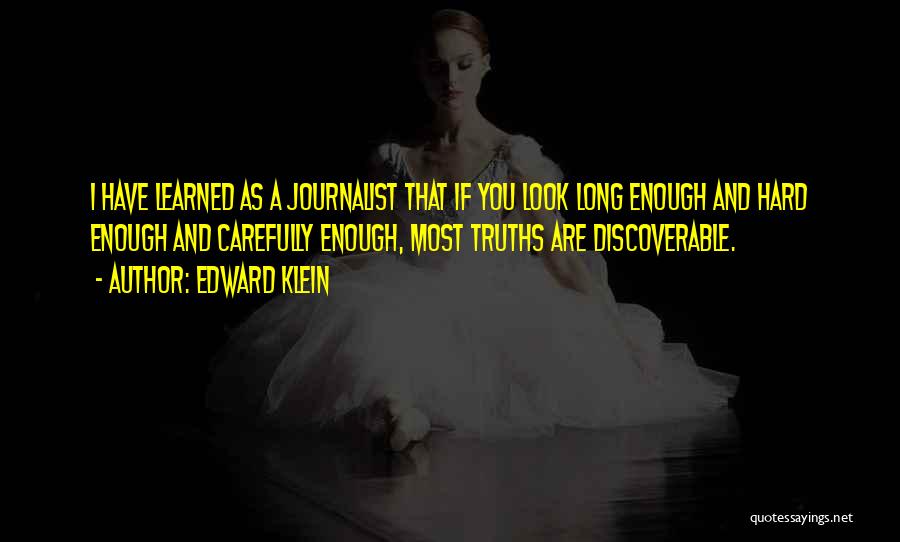 Long Long Quotes By Edward Klein