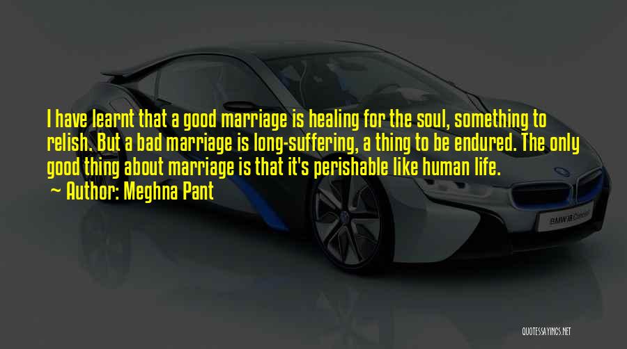Long Marriage Quotes By Meghna Pant