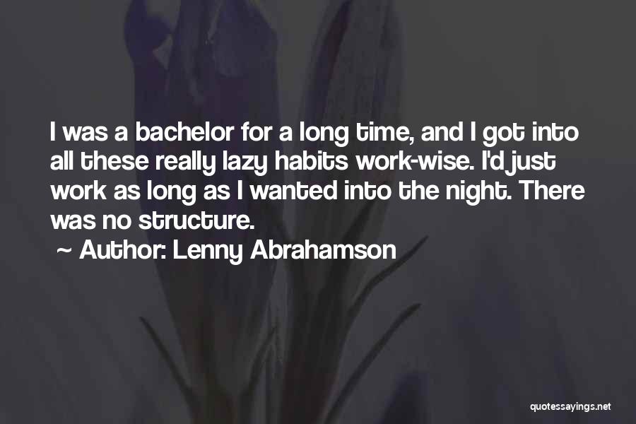 Long Night At Work Quotes By Lenny Abrahamson