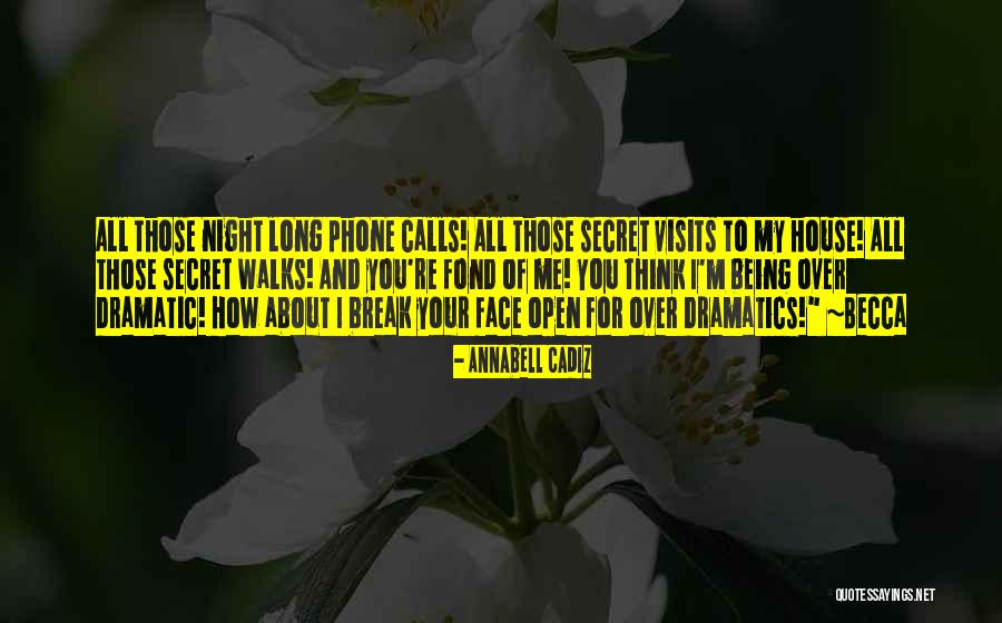 Long Phone Calls Quotes By Annabell Cadiz