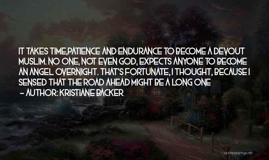 Long Road Quotes By Kristiane Backer