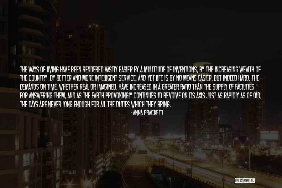 Long Service Quotes By Anna Brackett Long Service Quotes By Anna Brackett