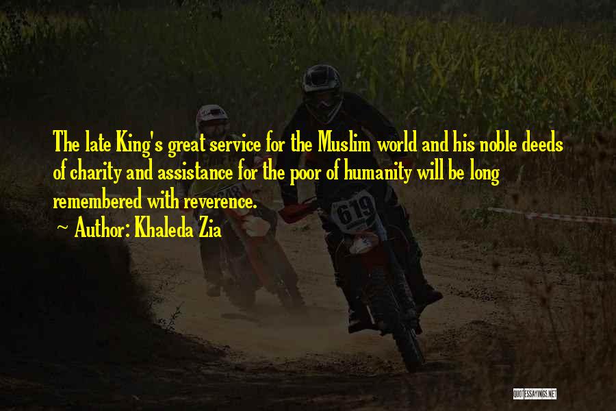 Long Service Quotes By Khaleda Zia