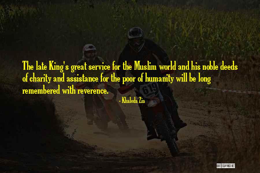 Long Service Quotes By Khaleda Zia