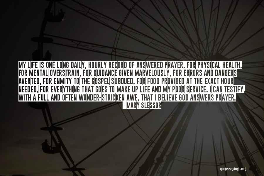 Long Service Quotes By Mary Slessor