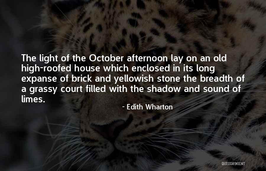 Long Shadow Quotes By Edith Wharton