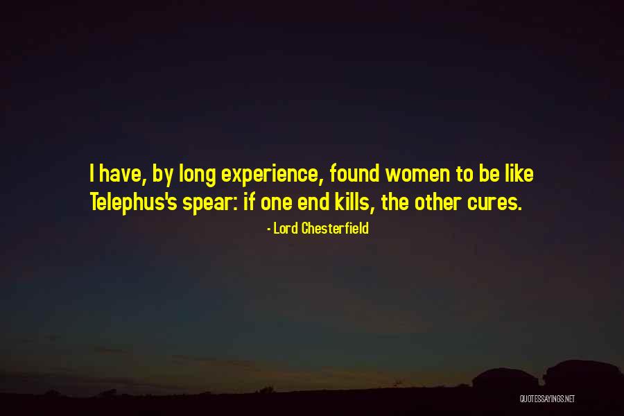 Long Spear Quotes By Lord Chesterfield Long Spear Quotes By Lord Chesterfield