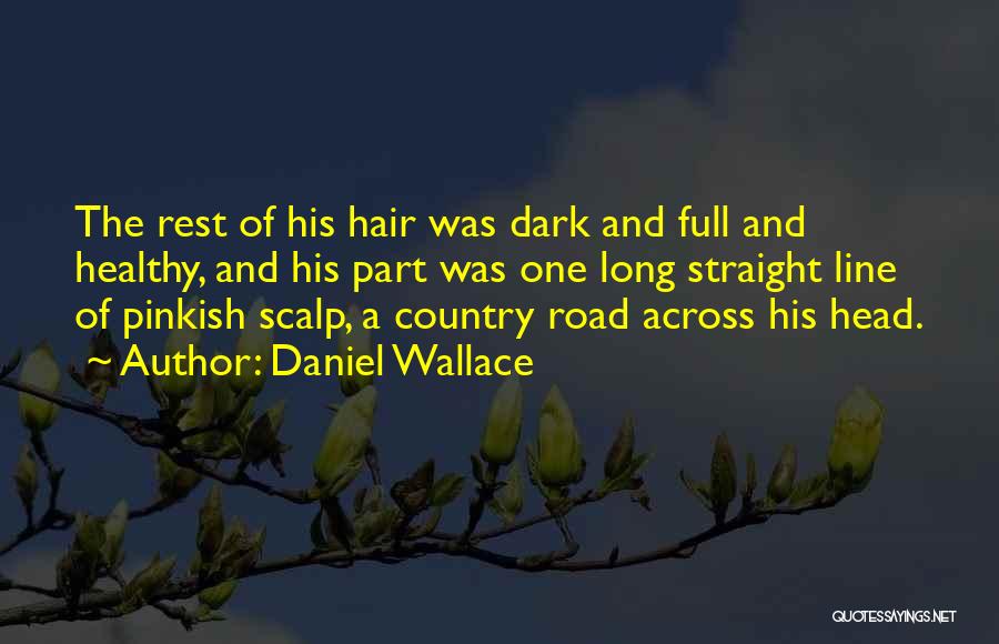Long Straight Hair Quotes By Daniel Wallace