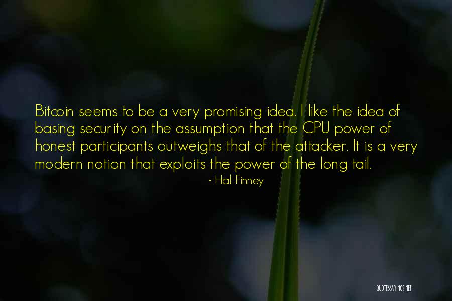 Long Tail Quotes By Hal Finney