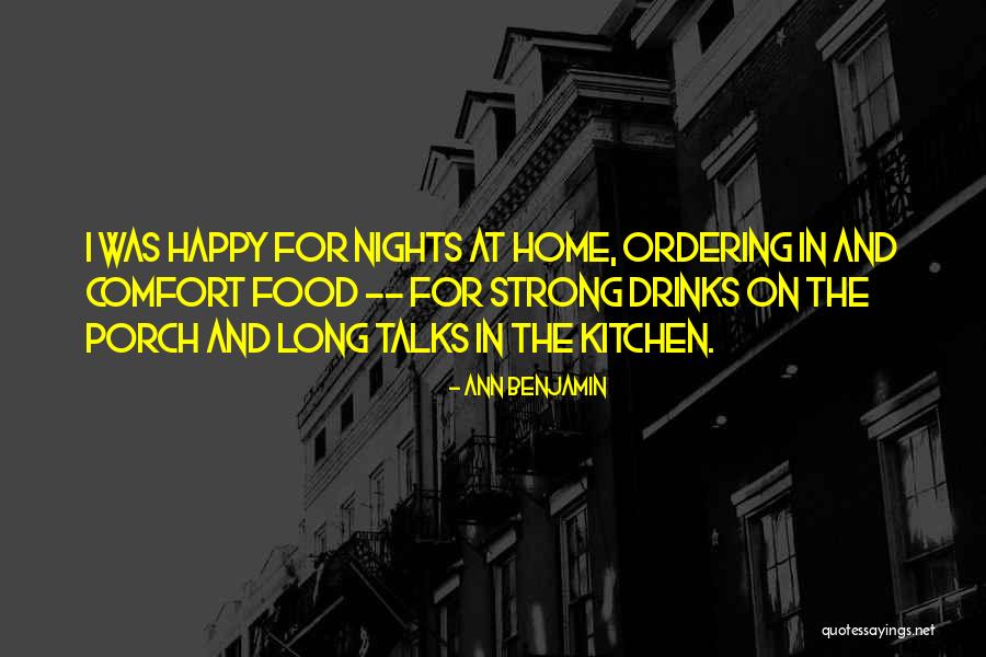 Long Talks Quotes By Ann Benjamin Long Talks Quotes By Ann Benjamin