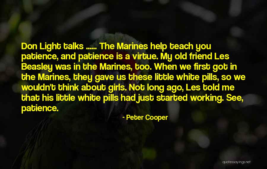 Long Talks Quotes By Peter Cooper Long Talks Quotes By Peter Cooper