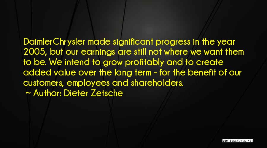 Long Term Employees Quotes By Dieter Zetsche