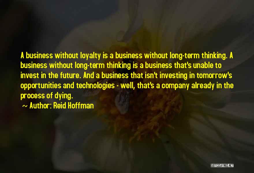 Long Term Investing Quotes By Reid Hoffman