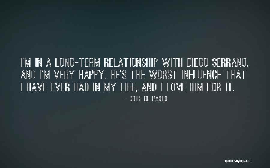 Long Term Relationship Love Quotes By Cote De Pablo Long Term Relationship Love Quotes By Cote De Pablo