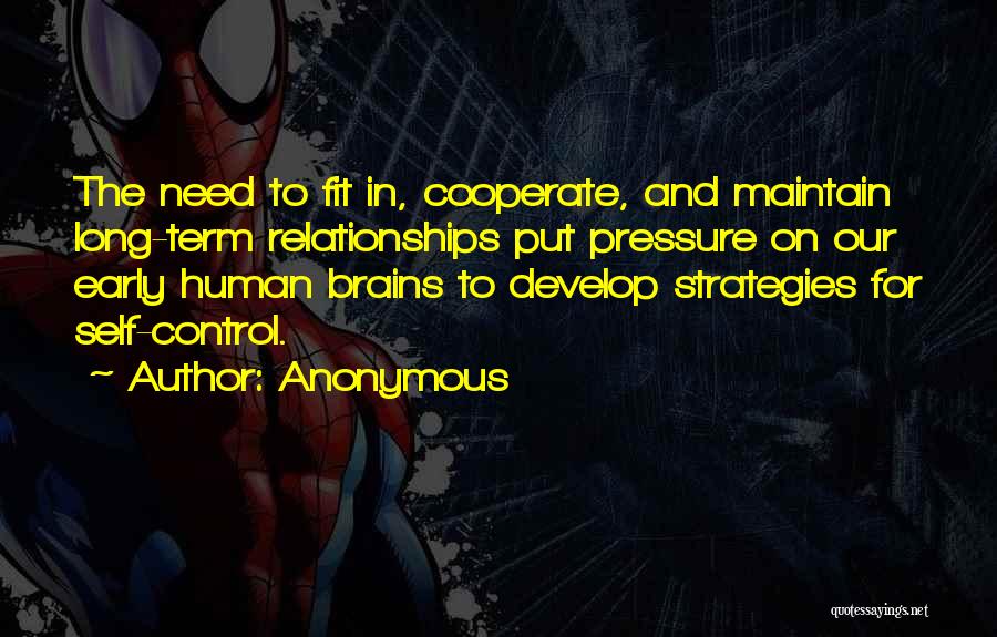 Long Term Relationships Quotes By Anonymous