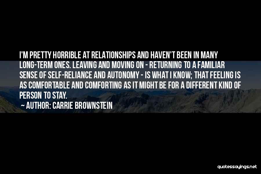 Long Term Relationships Quotes By Carrie Brownstein