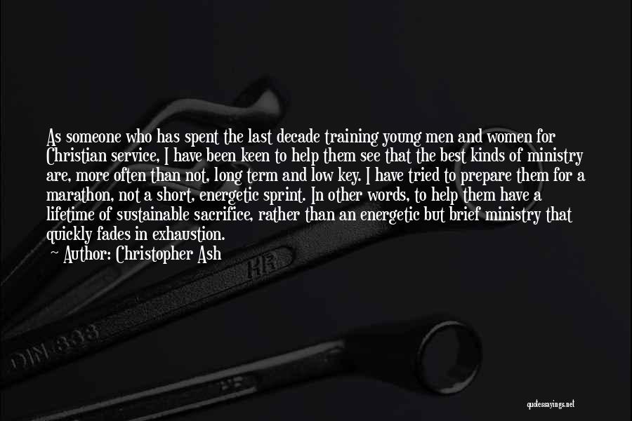 Long Term Service Quotes By Christopher Ash