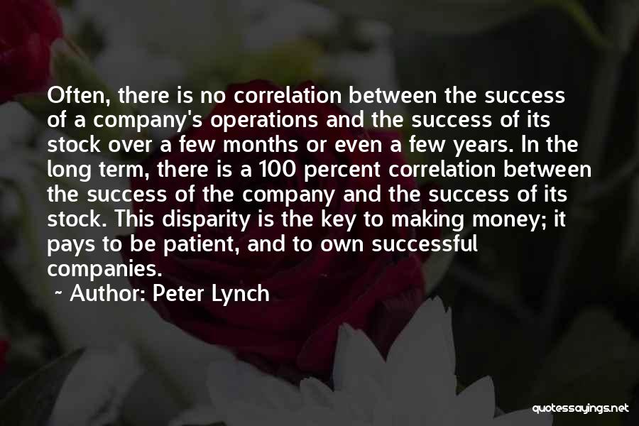 Long Term Success Quotes By Peter Lynch