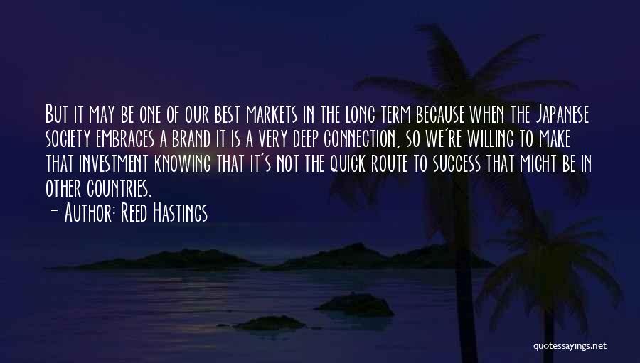 Long Term Success Quotes By Reed Hastings