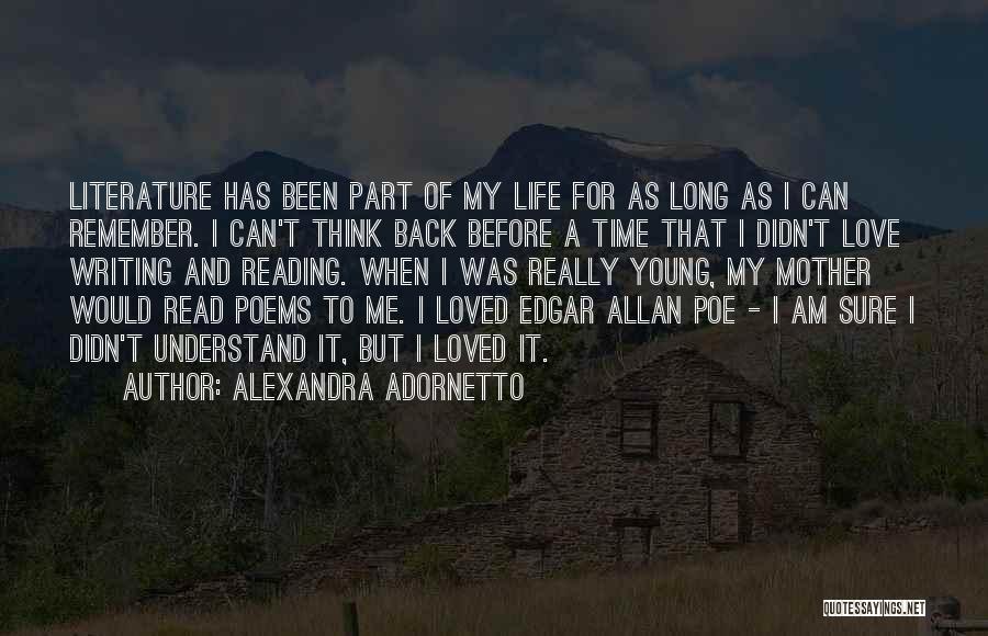 Long Time Back Quotes By Alexandra Adornetto