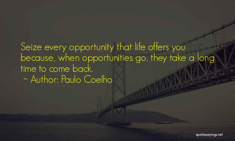 Long Time Back Quotes By Paulo Coelho