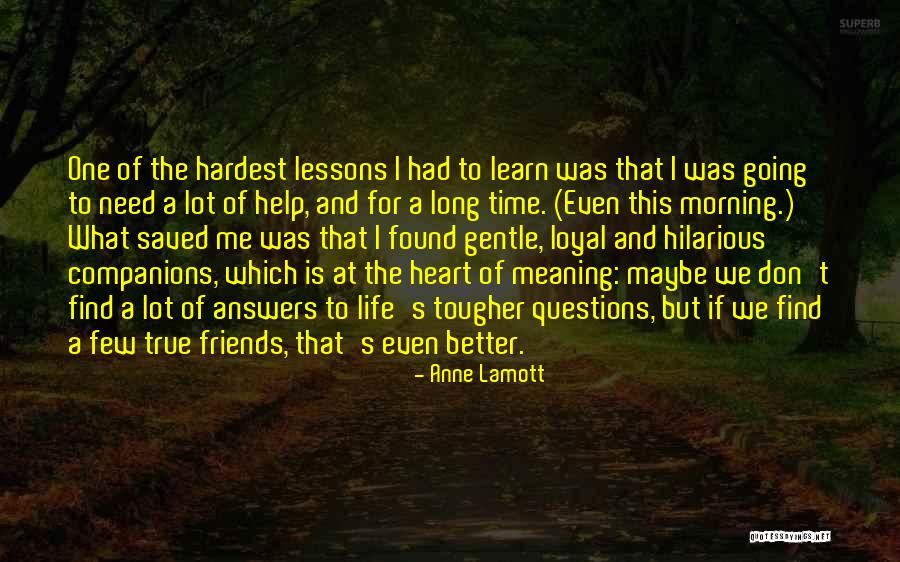 Long Time Best Friends Quotes By Anne Lamott