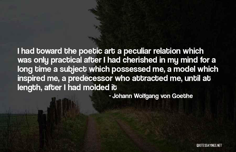 Long Time Relation Quotes By Johann Wolfgang Von Goethe