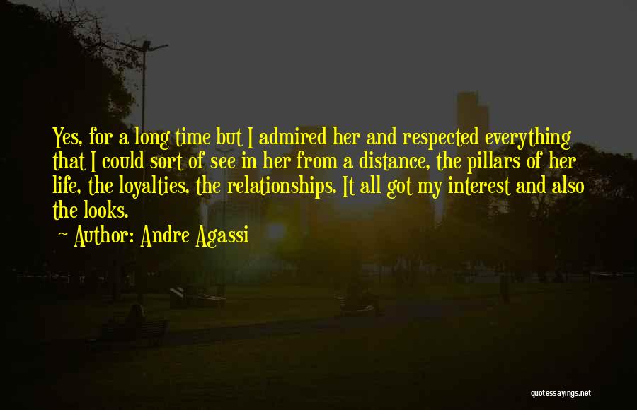 Long Time Relationships Quotes By Andre Agassi
