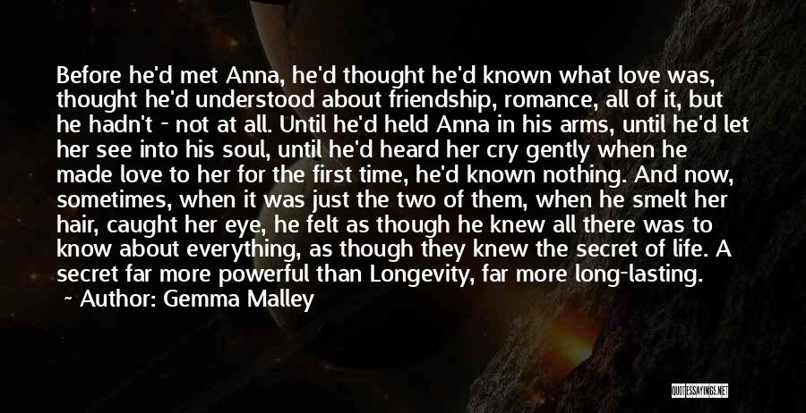 Long Time Secret Love Quotes By Gemma Malley