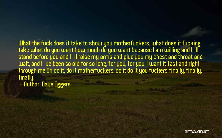Long Wait Quotes By Dave Eggers
