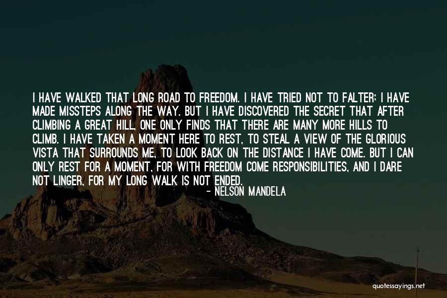 Long Walk Freedom Quotes By Nelson Mandela