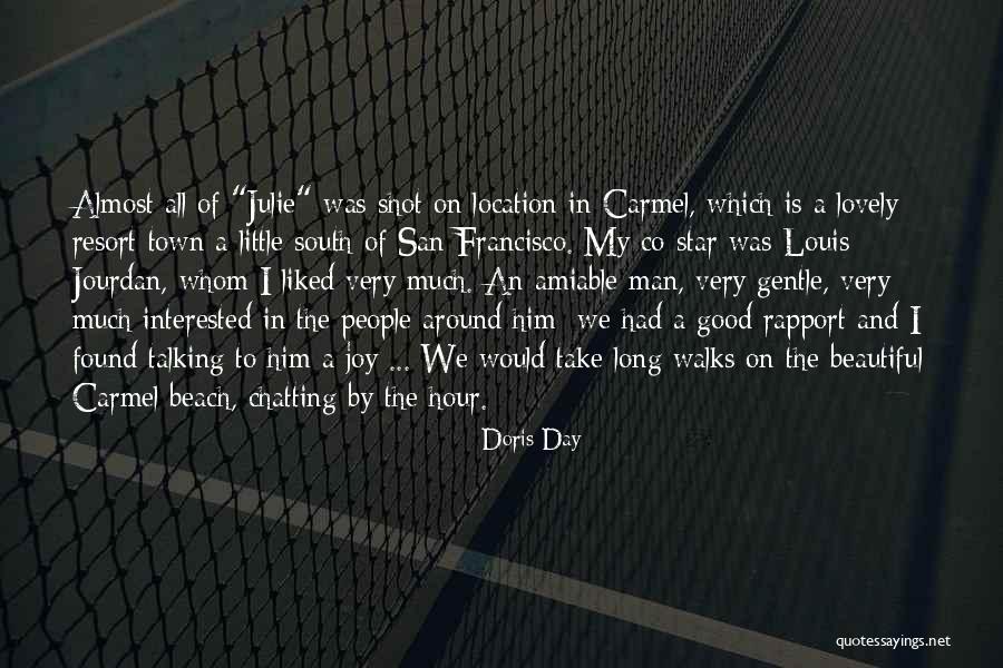 Long Walks Beach Quotes By Doris Day