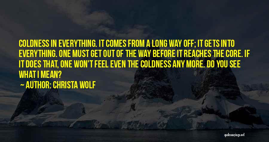 Long Way Quotes By Christa Wolf