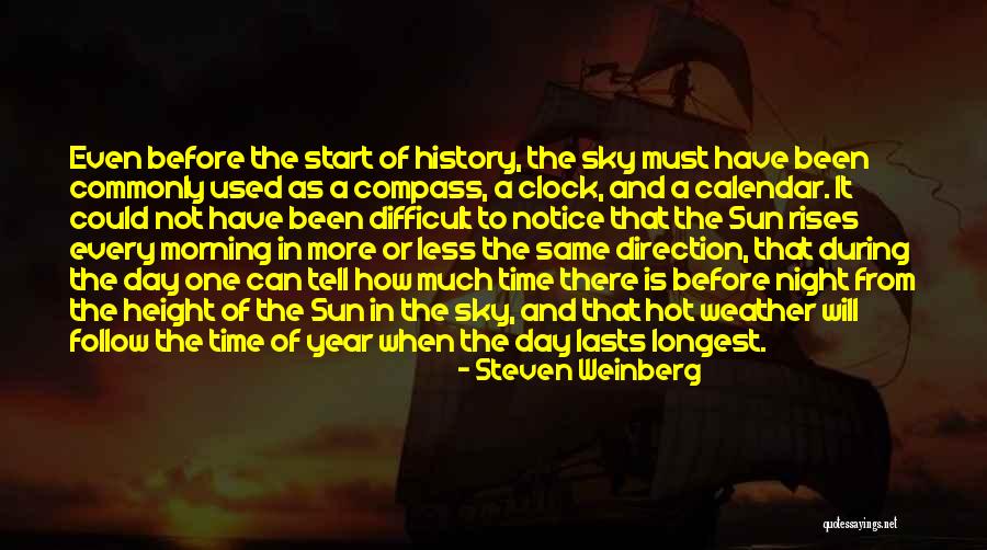 Longest Day Of The Year Quotes By Steven Weinberg