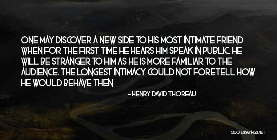 Longest Friendship Quotes By Henry David Thoreau