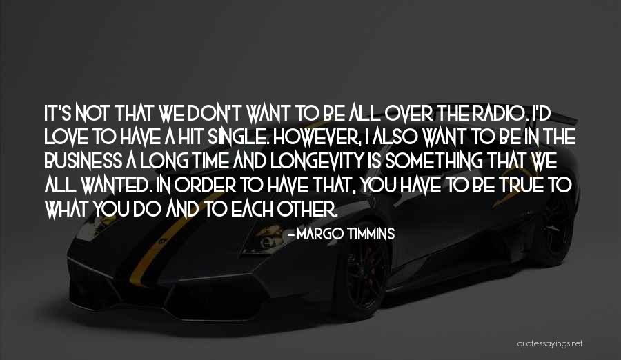 Longevity In Business Quotes By Margo Timmins Longevity In Business Quotes By Margo Timmins