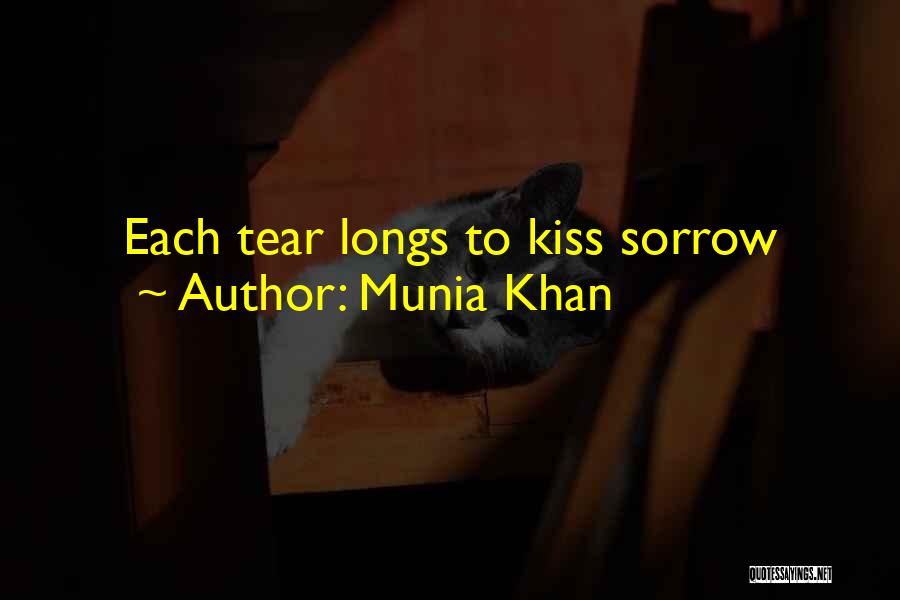 Longing For A Kiss Quotes By Munia Khan