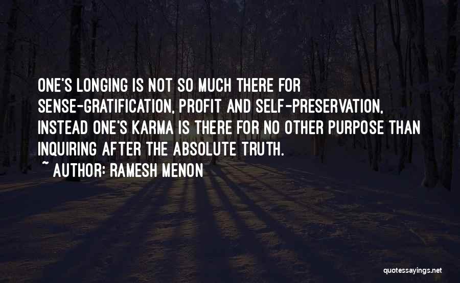 Longing For God Quotes By Ramesh Menon